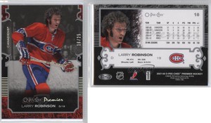 2007-08 O-Pee-Chee Premier Silver Spectrum /25 Larry Robinson #18 HOF