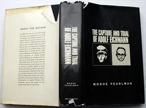 vtg 1963 Moshe Pearlman hcdj/fp THE CAPTURE AND TRIAL OF ADOLF EICHMAN holocaust - Foto 1 di 7