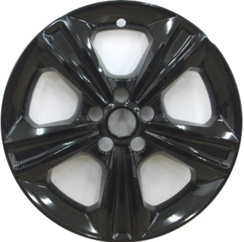 (1) 17" BLACK LINER SKIN HUBCAP CAP FITS 2013-2016 FORD ESCAPE IMP-371BLK - Изображение 1 из 2