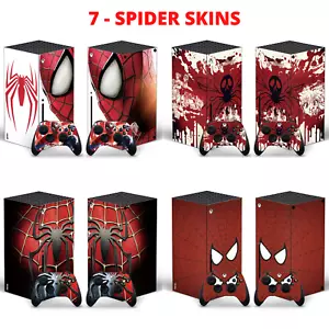Spider Xbox Series X Skin Aufkleber Aufkleber Vinyl Wrap für Konsole und Controller - Bild 1 von 8