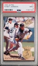 1994 Fleer Ultra Strikeout King Randy Johnson #1 PSA 9