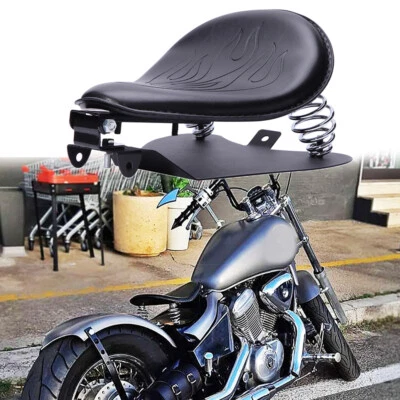 Bobber Motorcycle Spring Solo Seats For Honda Shadow Spirit Aero ACE VT 750 1100 - Image 1 of 4