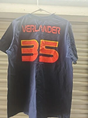Mlb Shirt Nike Verlander   35 Talla Large - Image 1 of 4