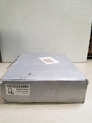 Grifo de cocina de 2 manijas de montaje en pared de níquel cepillado sin marca TONO00238BN Foto 1 de 4