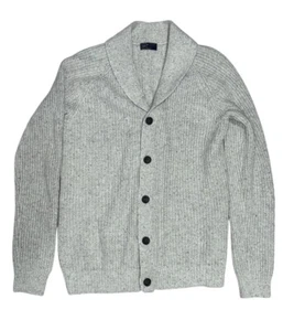 Gap Cardigan Sweater Men's XL 90's Look Cozy Shawl Neckline Confetti Wool Alpac - Picture 1 of 10
