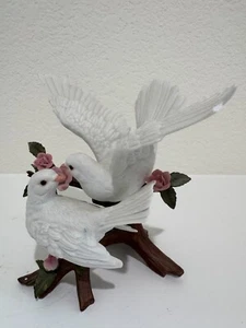 Lenox “Love’s Promise” Doves Figurine – Fine Porcelain Romance, 1991, Sold As Is - Picture 1 of 7