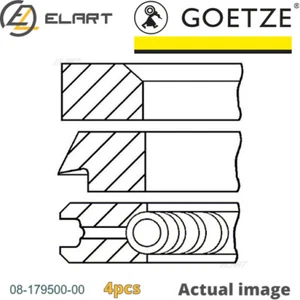 4X PISTON RING KIT FOR MERCEDES BENZ 190 W201 M 102 910 M 102 962 GOETZE ENGINE - Picture 1 of 7