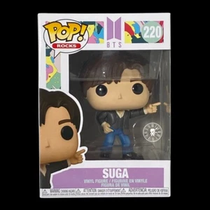 Funko Pop + Protector! Rocks #220 BTS Suga ***Mint-In-Stock*** - Picture 1 of 12