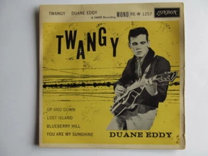 Duane Eddy - Twangy -7'' vinyl four track EP Mono RE-W 1257 - Picture 1 of 4