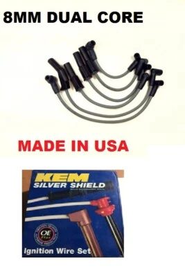 Spark Plug Wires FORD TAURUS TEMPO MERCURY TOPAZ 1988 1989 1990 1991-1994 4 CYL - Image 1 of 2