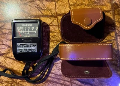 Weston модель 853 винтажный экспонометр света с чехлом винтажная фотография - Изображение 1 из 4