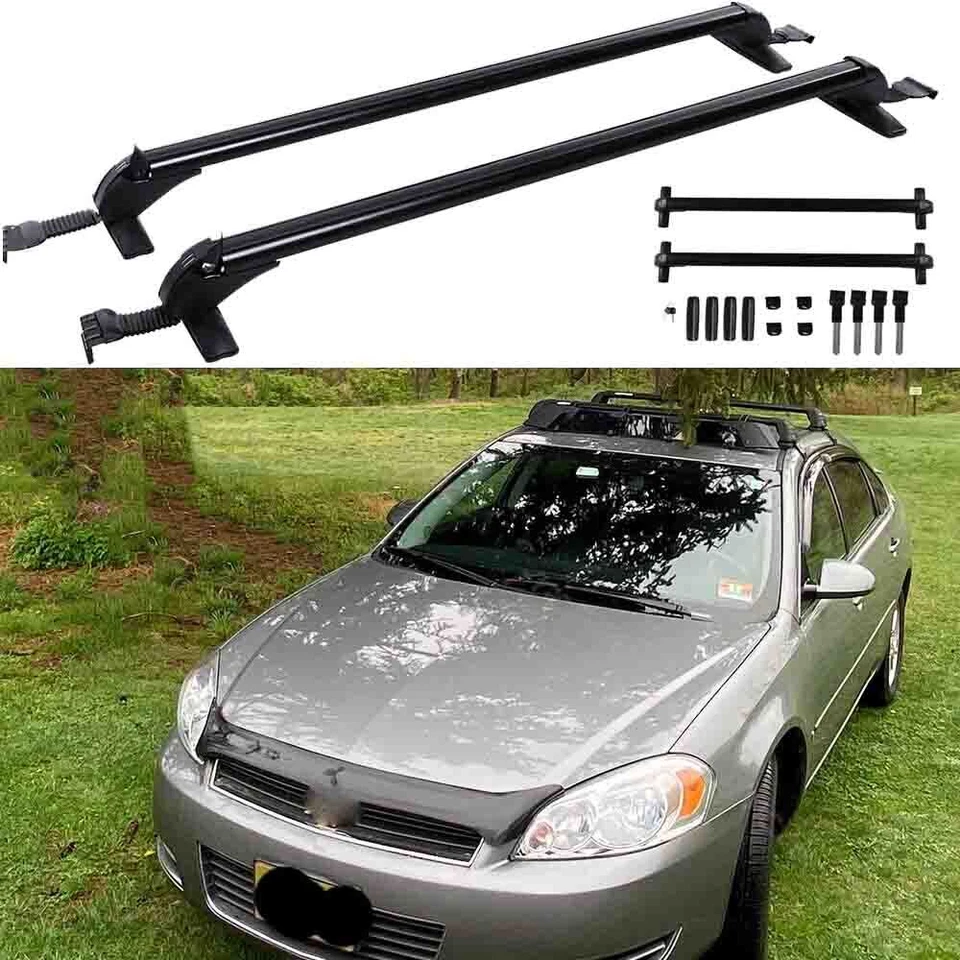 For Chevy Impala 2005-2020 43.3" Car Top Roof Rack Cross Bar Luggage Carrier Kit Foto 1 de 4