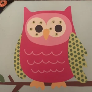 Light-up Owl Painting - Picture 1 of 3