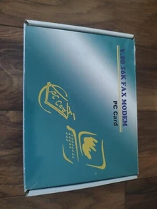 V.90 DataLink 56K Fax/Modem PCMCIA PC-Karte - Bild 1 von 4