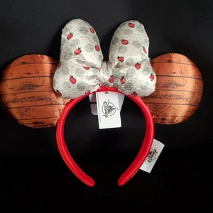 2021 Disney Parks Epcot Food & Wine Festival Minnie Orchard Ears Headband NEW - Picture 1 of 2