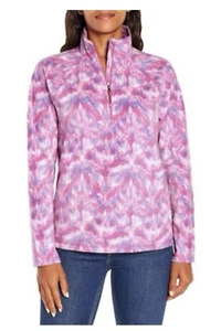 NEU Eddie Bauer Damenpullover 1/4-Reißverschluss rosa Polarfleece Größe Large - Bild 1 von 11