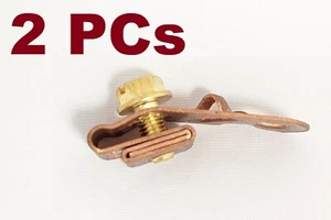 2X Copper Ground Strap For Satellite Dish, Cable, HD  TV Antenna Network DirecTV - Picture 1 of 5