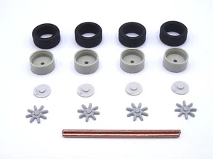 ALEZAN MODELS . ACCESSOIRES 1/43 . SET DE 4 ROUES JANTE MINILITTE . 5 ECROUS . - Photo 1/26