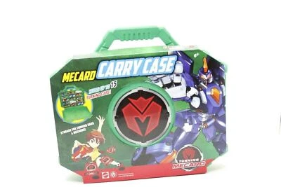 Official Mecard Green Case Portable For 15 Turning Cars  Kids Boys Gift New - Image 1 of 4
