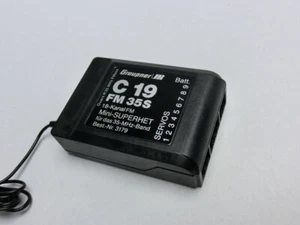 Receiver C19 Graupner C 19 FM 35S Helicopter RC Airplane Remote Control - Picture 1 of 8