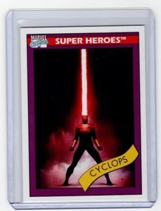 2013 Fleer Marvel Retro Cyclops 1990 Marvel Universe Impel Insert Card #5 - Bild 1 von 2