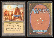 Magic the Gathering City of Brass _1581 Arabian Nights TOAMagic