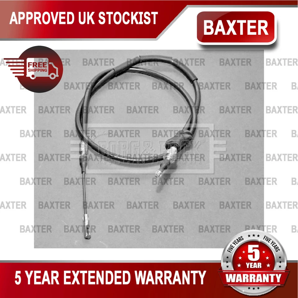 Cable de freno trasero derecho para Audi Coupe Cabriolet 80 90 Baxter 893609722F Foto 1 de 4