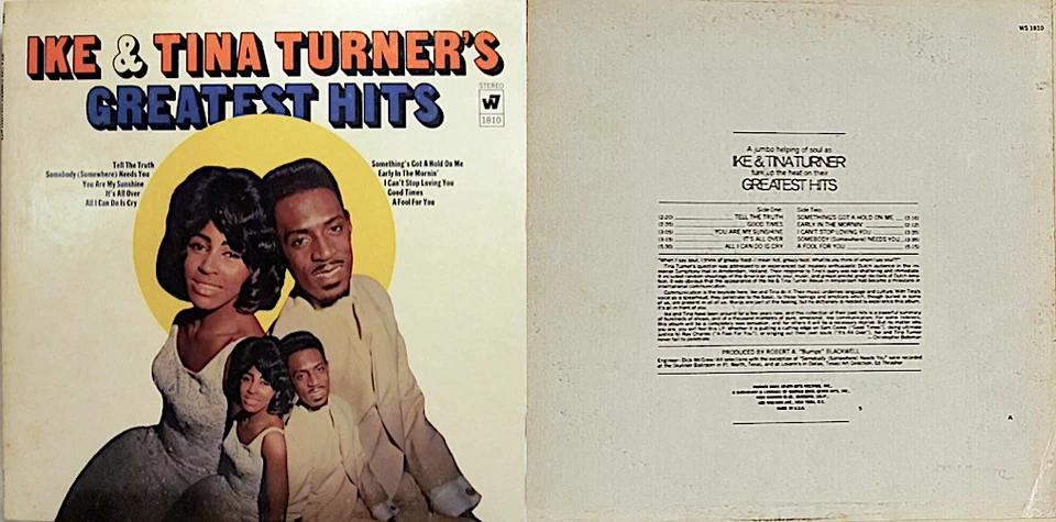 IKE & TINA TURNER rare LP: Greatest Hits [1969 W.B. compilation] SEALED - Image 1 of 1