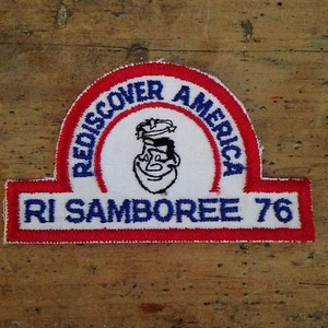 Vintage Rhode Island Samboree Patch Good Sam Club RI 1976 Rediscover America RV - Picture 1 of 12