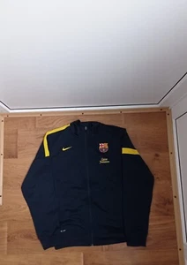 FC Barcelona FCB Mens Jacket Nike Soccer Football Full Zip Size Boys XL Youth - Picture 1 of 7
