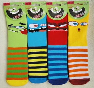 2 Paar ABS Stopper Socken Fliesenflitzer Sockenschuhe lustig Gr. 23/26 - 35/38 - Bild 1 von 9