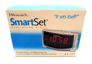 NEW Emerson Research SmartSet Dual Alarm Clock Model AC100 Red LED NIB NOS - Picture 1 of 11
