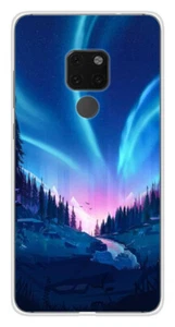 Coque en silicone imprimée compatible Huawei Mate 20 Tombée de nuit - Imagen 1 de 3
