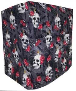 Cubierta de máquina de pan Skulls Webs & Roses - Imagen 1 de 2