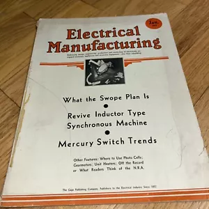 June 1934 ELECTRICAL MANUFACTURING MAGAZINE - Imagen 1 de 15