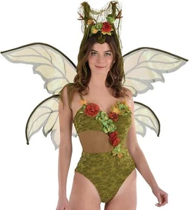 Woodland Bodysuit Fairy Green Suit Yourself Fancy Dress Halloween Adult Costume - Picture 1 of 8