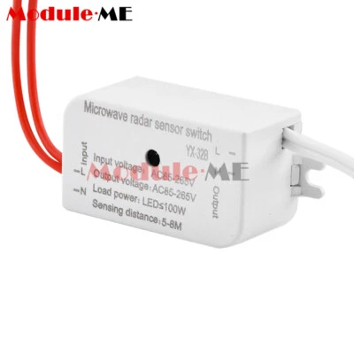 MARKENLOS Sound Voice Control Sensor Switch / Microwave Radar Sensor Module Auto On Off