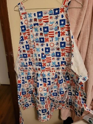 Handmade Patriotic Apron - Image 1 of 2
