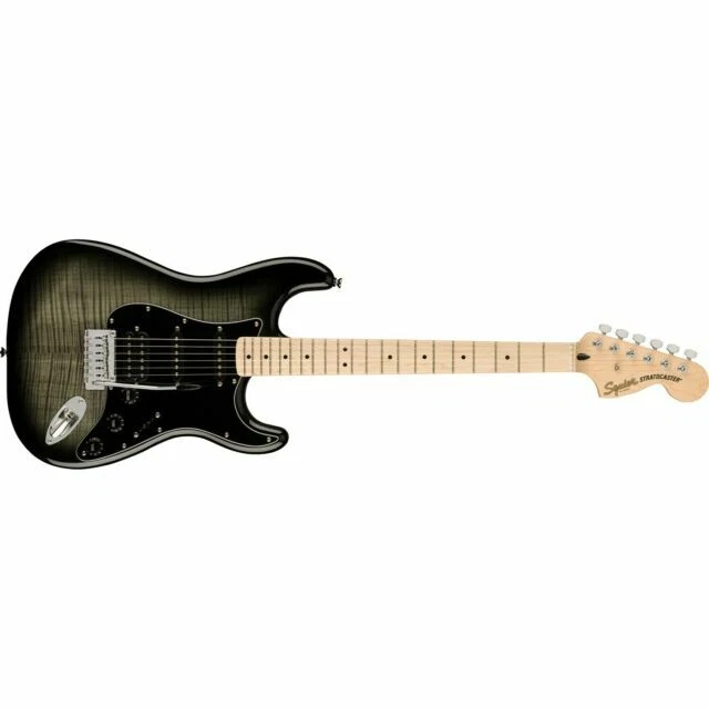 Squier 0378153539 Affinity 6-String Stratocaster Electric Guitar - Black