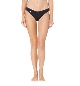 Polo Ralph Lauren Ribbed Solids V Front Hipster Bottoms Women's Swimwear M - Picture 1 of 1
