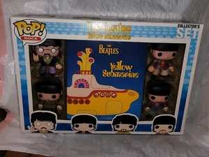 THE BEATLES FUNKO POP! COLLECTOR SET YELLOW SUBMARINE VERY RARE - Picture 1 of 9