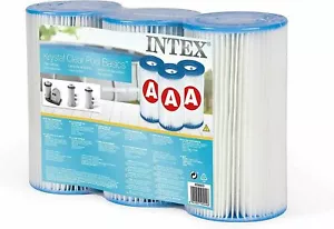 Original INTEX® Schwimmbadfilter Typ A 29000 29003 1 - 3 STCK. Kristallklar - Bild 1 von 1