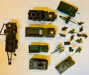 Collectible military shelf models - tanks, trucks & solider fair to good cond. - Picture 1 of 24