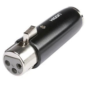 HICON Adapter XLR weiblich Buchse auf Mini-XLR male 3-pol Stecker | HI-X3MX3-FM - Bild 1 von 3