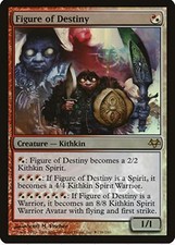 * mrm * eng foil representation of fortune-figure of destiny eventide mtg