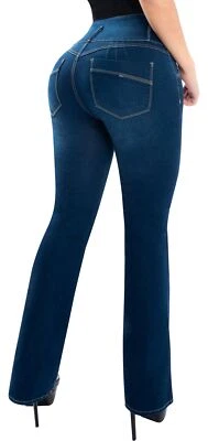 Pantalones de mezclilla para mujer Levanta Cola Colombianos Levantador de glúteos - Imagen 1 de 4