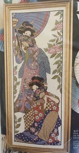 Design Works Counted Cross Stitch Kit 9442 ASIAN SPLENDOR 9" x 22" - Picture 1 of 3