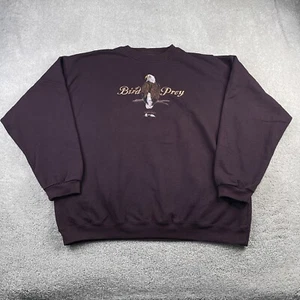 Sudadera DE COLECCIÓN Headwaters Bird of Prey Para Hombres 2XL XXL Borgoña Águila Calva - Imagen 1 de 11