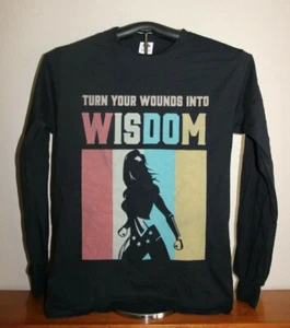 TURN YOUR WOUNDS INTO WEISHEIT Langarm-T-Shirt, Small, schwarz - Bild 1 von 5