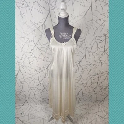 Camisón largo fluido con ribete de encaje blanco marfil Patricia de colección | Para mujer S Foto 1 de 4